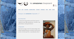 Desktop Screenshot of lesamazones.fr